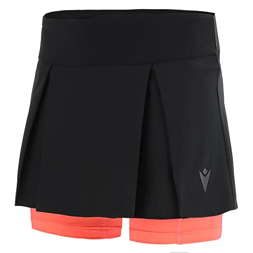 Macron Run Kona Scb Zelda Skirt Light Black/Ncoral Spódnica Damska