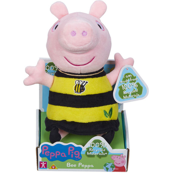 Maskotka Świnka Peppa pszczółka 20 cm