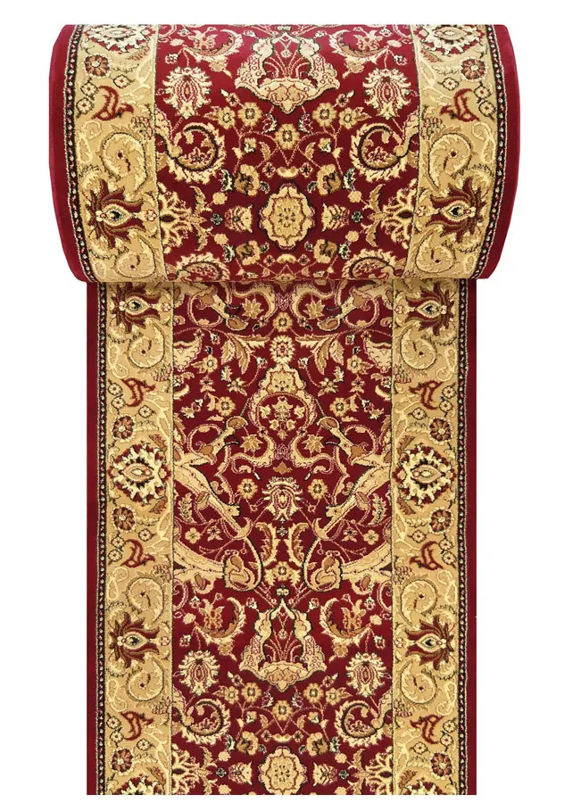 Czerwony klasyczny chodnik na metry H2-C36