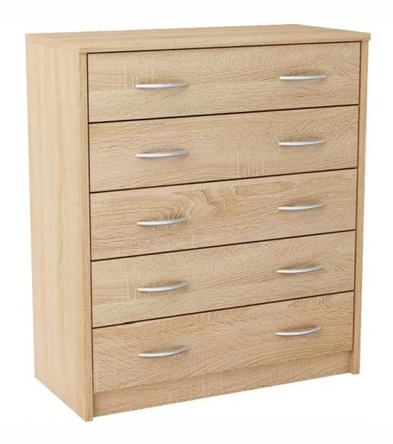 Skandynawska komoda dąb sonoma E8-N04