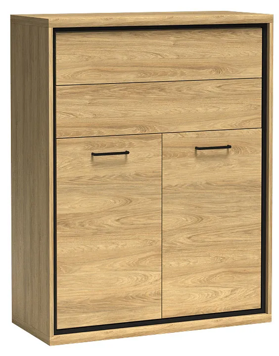 Niska komoda hikora naturalna G5-A89