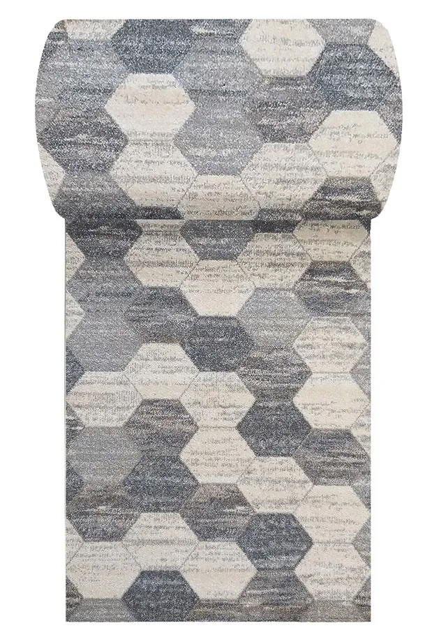 Szary chodnik w sześciokąty na metry B6-P79