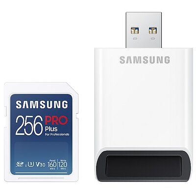 Samsung Karta pamięci SD MB-SD256KB/EU 256GB PRO Plus + czytnik MB-SD256KB/WW