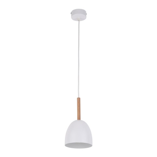 Nord lampa wisząca 1-punktowa biała 4868