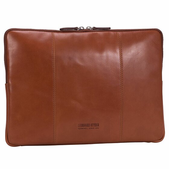 Leonhard Heyden Cambridge Laptop Sleeve Leather 35 cm cognac