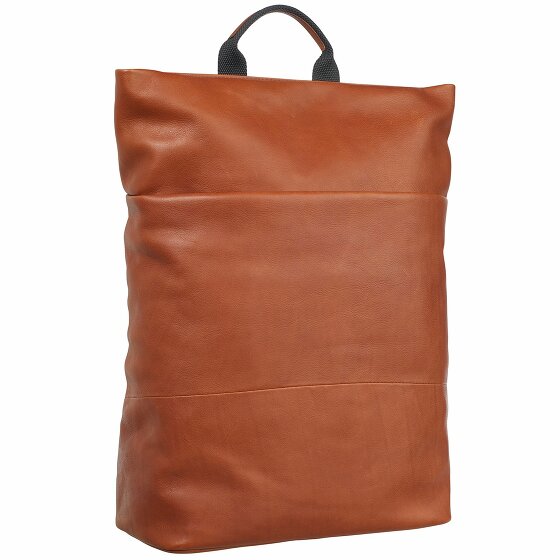 Leonhard Heyden Hamburg Plecak skórzany 46 cm Komora na laptopa cognac