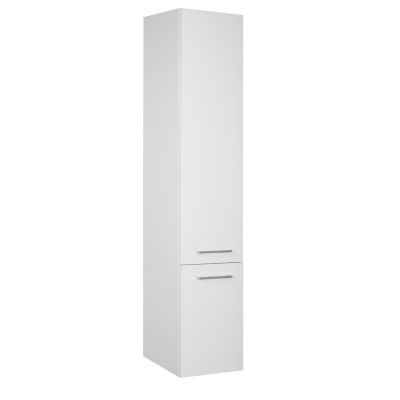 Astor Victoria szafka 147 cm wisząca boczna słupek biały połysk AM-VCS-222-07