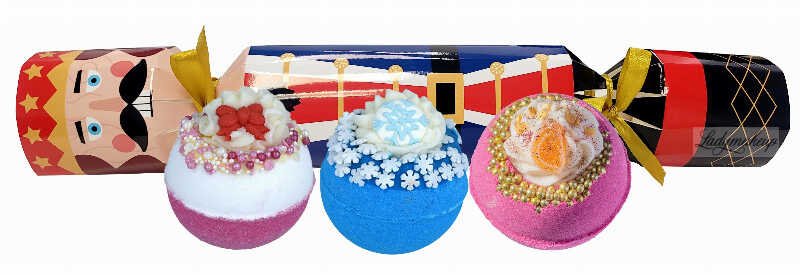 Bomb Cosmetics - Cracker Gift Pack - Zestaw upominkowy w kształcie cukierka - THE NUTCRACKER