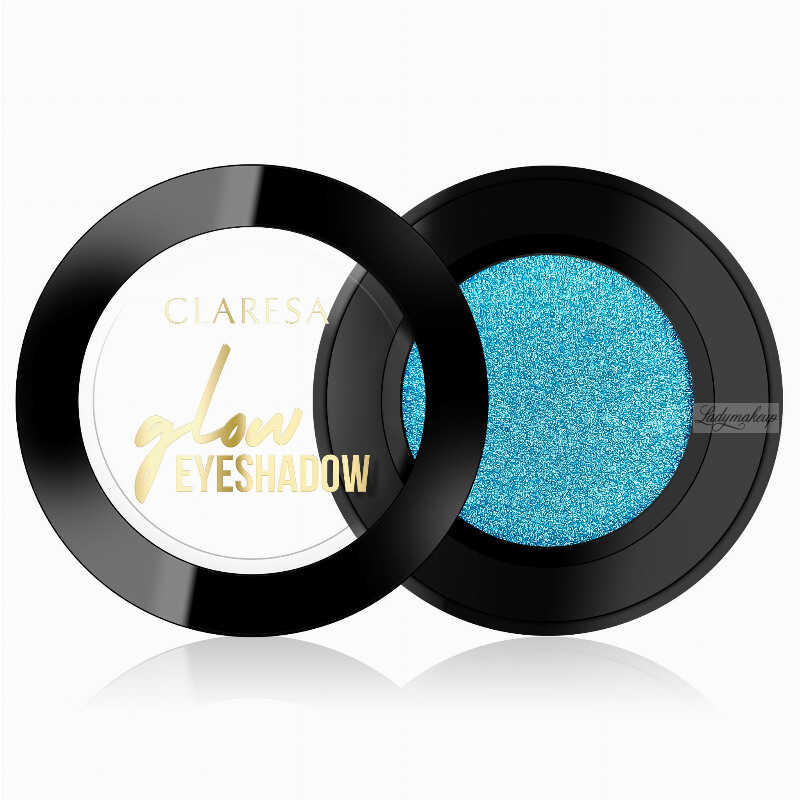 CLARESA - GLOW - EYESHADOW - Perłowy cień do powiek - 09 - AZURE