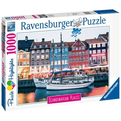 Ravensburger Puzzle 1000 Skandynawskie miasto -