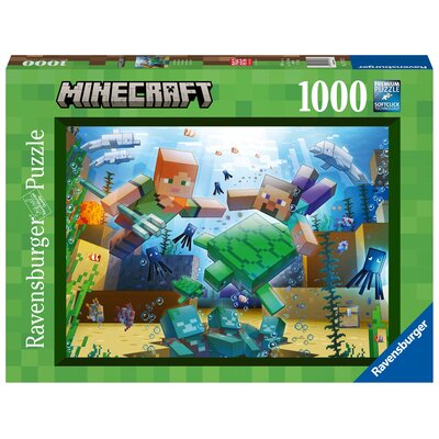 Puzzle 1000 el. Minecraft Mozaika Ravensburger