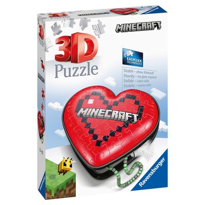 Puzzle 3D 54 Serce Minecraft - Ravensburger