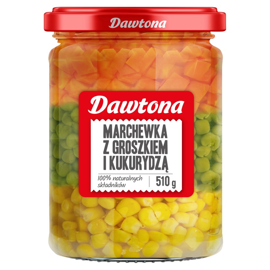 Dawtona - Marchewka z groszkiem i kukurydzą