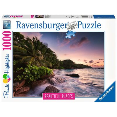 Puzzle RAVENSBURGER Premium Wyspa Praslin Seszele (1000 elementów)