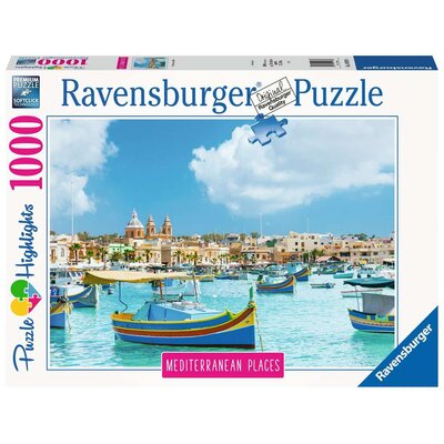 Ravensburger Puzzle 1000 elementów Śródziemnomorska Malta 4005556149780