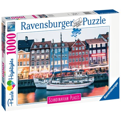Ravensburger Puzzle 1000 Skandynawskie miasto -