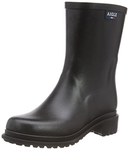 Aigle Damskie kalosze Fulfeel Mid, czarny - 39 eu