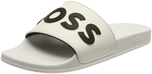 BOSS Kirk_Slid_rblg, damski wsuwany, biały 100,