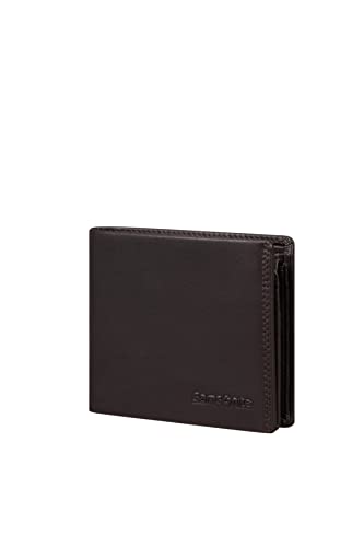Samsonite Attack 2 SLG - portfel, 10,5 cm, brązowy (Ebony Brown), brązowy (Ebony Brown), koszulki na karty kredytowe męskie