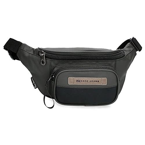 Pepe Jeans Truxton saszetka z kieszenią szara 35 x 13x5 cm bawełna, poliester i PU, Wielobarwny (Wielobarwny), única, Torba na ramię z kieszeniami