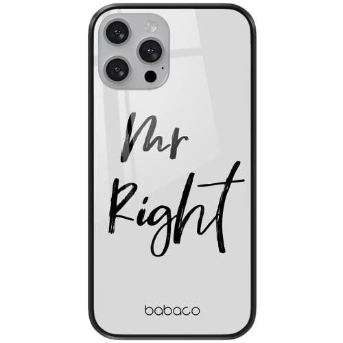 ERT GROUP etui na telefon Apple Iphone 7 PLUS/ 8 PLUS, case oryginalny i oficjalnie licencjonowany przez Babaco, wzór Mr Right 001, wykonany z hartowanego szkła, optymalnie dopasowany, etui ochronne