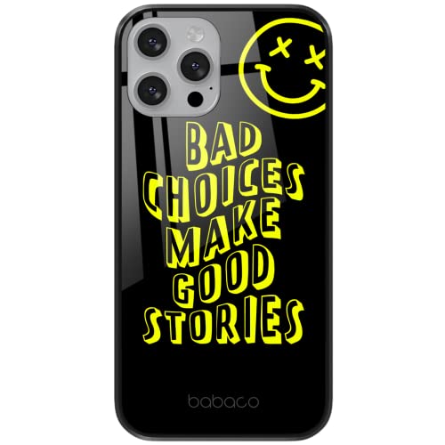 ERT GROUP etui na telefon Apple Iphone 7 PLUS/ 8 PLUS, case oryginalny i oficjalnie licencjonowany przez Babaco, wzór Bad choices 002, wykonany z hartowanego szkła, etui ochronne