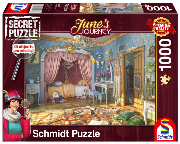 Puzzle June`s Journey (Secret Puzzle) Sypialnia June 1000 elementów