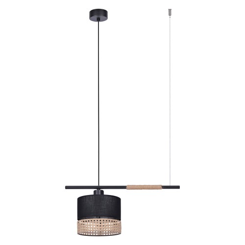 Vimbo lampa wisząca 1-punktowa czarna K-4365