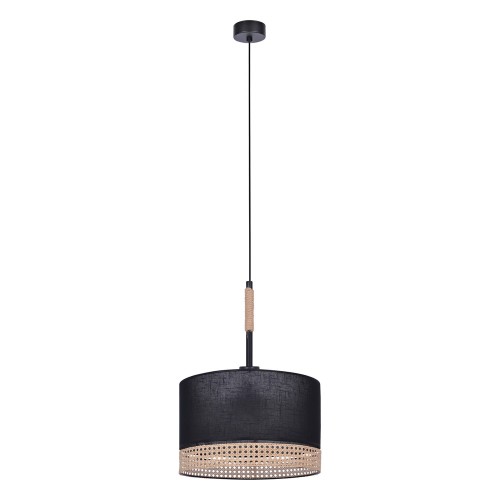 Vimbo lampa wisząca 1-punktowa czarna duża K-4364