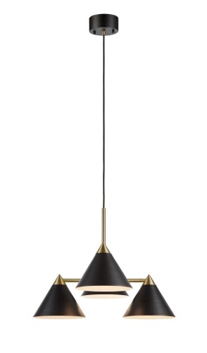 Markslojd Klint 108076 lampa wisząca zwis 4x60W E27 czarna