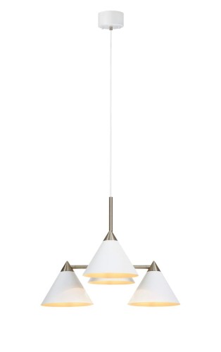 Markslojd Klint 108077 lampa wisząca zwis 4x60W E27 biała