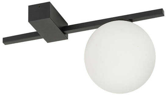 Designerska smukła lampa sufitowa plafon G9 13cm PIK I czarny