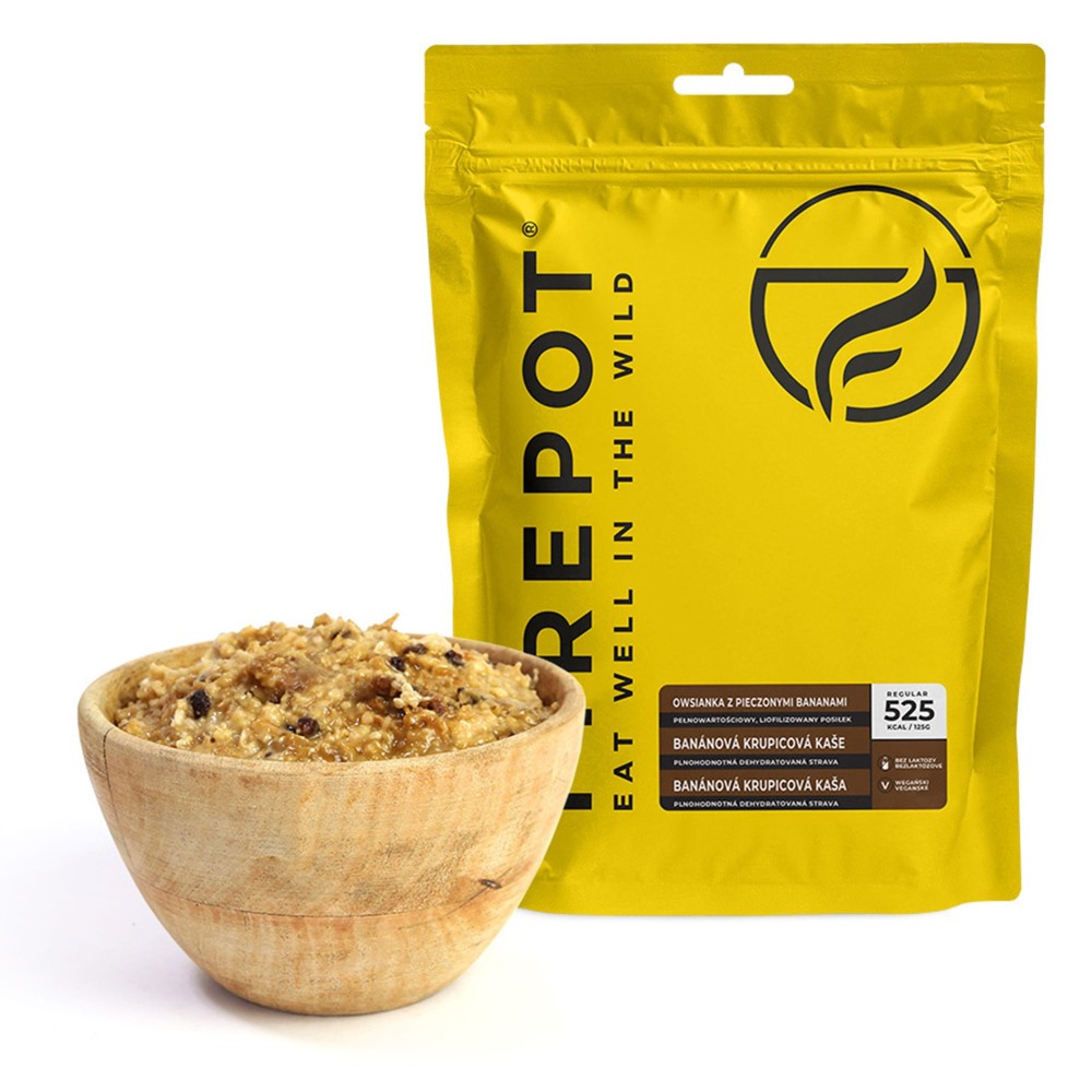 Liofilizat Firepot Pieczona owsianka z bananami 120g