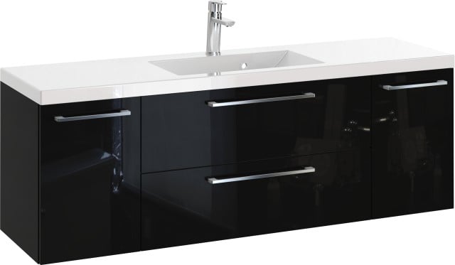 Szafka z Umywalką ROSEN 140 cm D - Uchwyt Chromowany