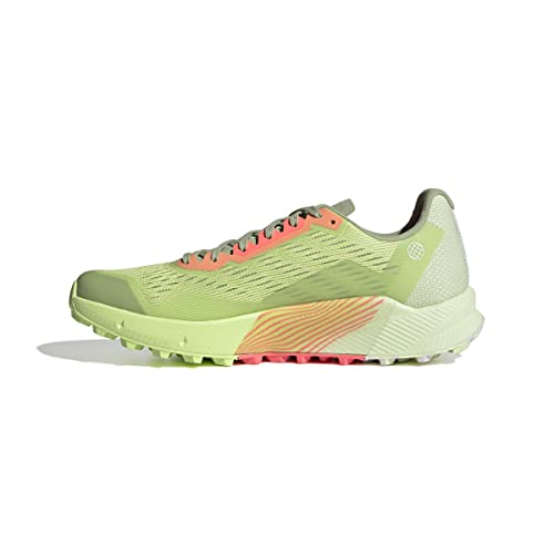 adidas Terrex Agravic Flow 2, buty do biegania mieszane, Czyste Białe Turbo Ftwbla, 45.5 EU