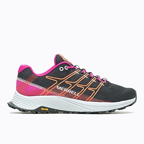 Merrell Damskie trampki Moab Flight, czarne/fuksja, rozmiar 7, Czarna fuksja, 40.5 EU