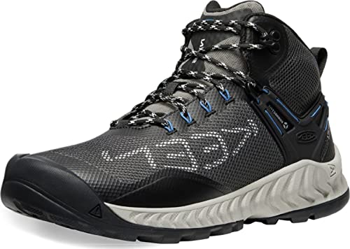 KEEN Męskie buty trekkingowe Nxis Evo Mid, Magnes jasny kobalt, 45 EU
