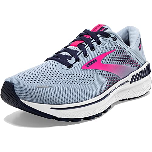 Brooks Damskie trampki Adrenaline Gts 22, Kentucky Blue Peacoat Pink, 6 UK, Kentucky Blue Peacoat Pink, 39 EU