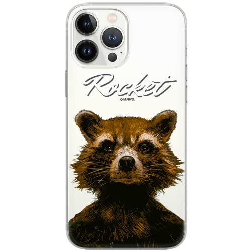 ERT GROUP etui na telefon Samsung A71, case oryginalny i oficjalnie licencjonowany przez Marvel, wzór Rocket 006, optymalnie dopasowane, plecki z TPU częściowo przeźroczyste