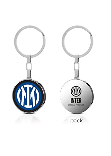 F.C. Internazionale Brelok ze stali nierdzewnej, unisex, taglia unica, stal nierdzewna, bez kamieni szlachetnych, Jeden rozmiar, Stal nierdzewna, Bez kamienia szlachetnego
