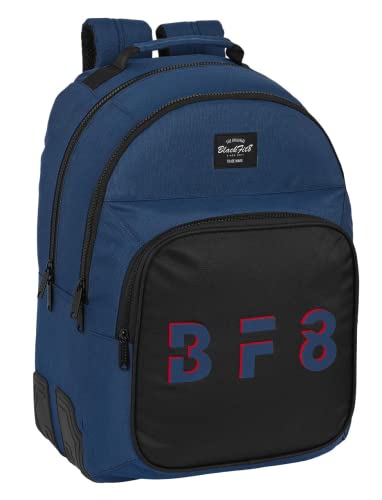 Blackfit8 Blackfit8 - Podwójny Plecak Adapt. Wózek z recyklingu Urban 32x42x15cm, kolor mulikolorowe, Standardowy (SAFTA 642245773)