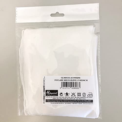 H DUPONT szalik szyfonowy 3,5 90 X 90 CM