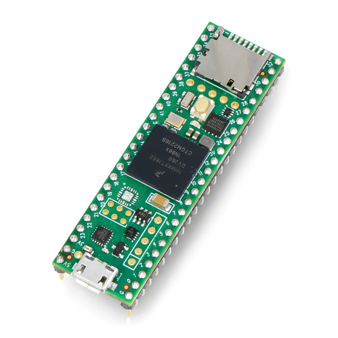Teensy 4.1 - wersja bez Ethernet - ARM Cortex M7 - ze złączami - zgodny z Arduino - SparkFun DEV-20360