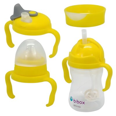 B.Box Kubek 4w1 zestaw 240 ml, cytrynowy, BB00496