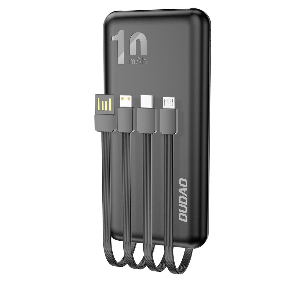 Dudao K6Pro uniwersalny powerbank 10000mAh z kablem 3w1