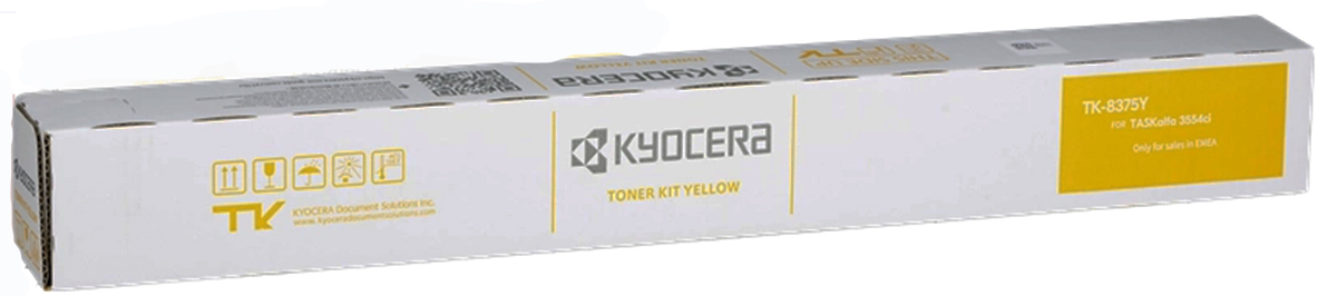 Toner Kyocera TK-8375Y do TASKalfa 3554ci | 20 000 str. | yellow