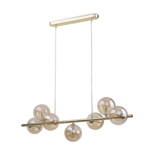 Estera lampa wisząca 7-punktowa złota 5668