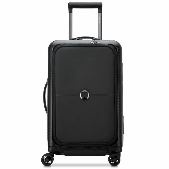 Delsey Turenne Wózek kabinowy 4-kołowy 55 cm Przegroda na laptopa schwarz