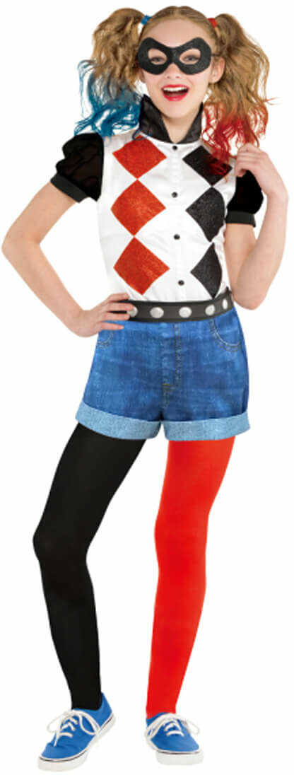 Фото - Карнавальний костюм Amscan Kostium Harley Quinn dla dziewczynki