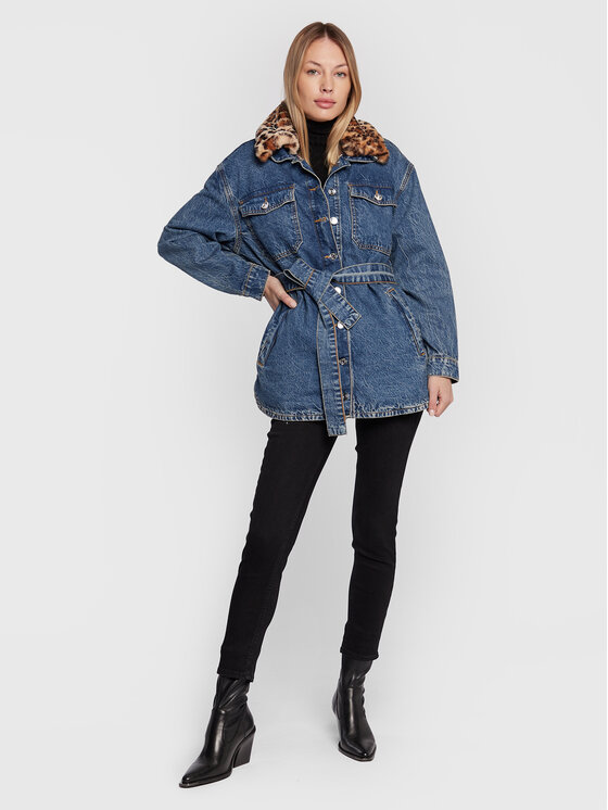 Liu Jo Kurtka jeansowa UF2112 D4746 Niebieski Regular Fit